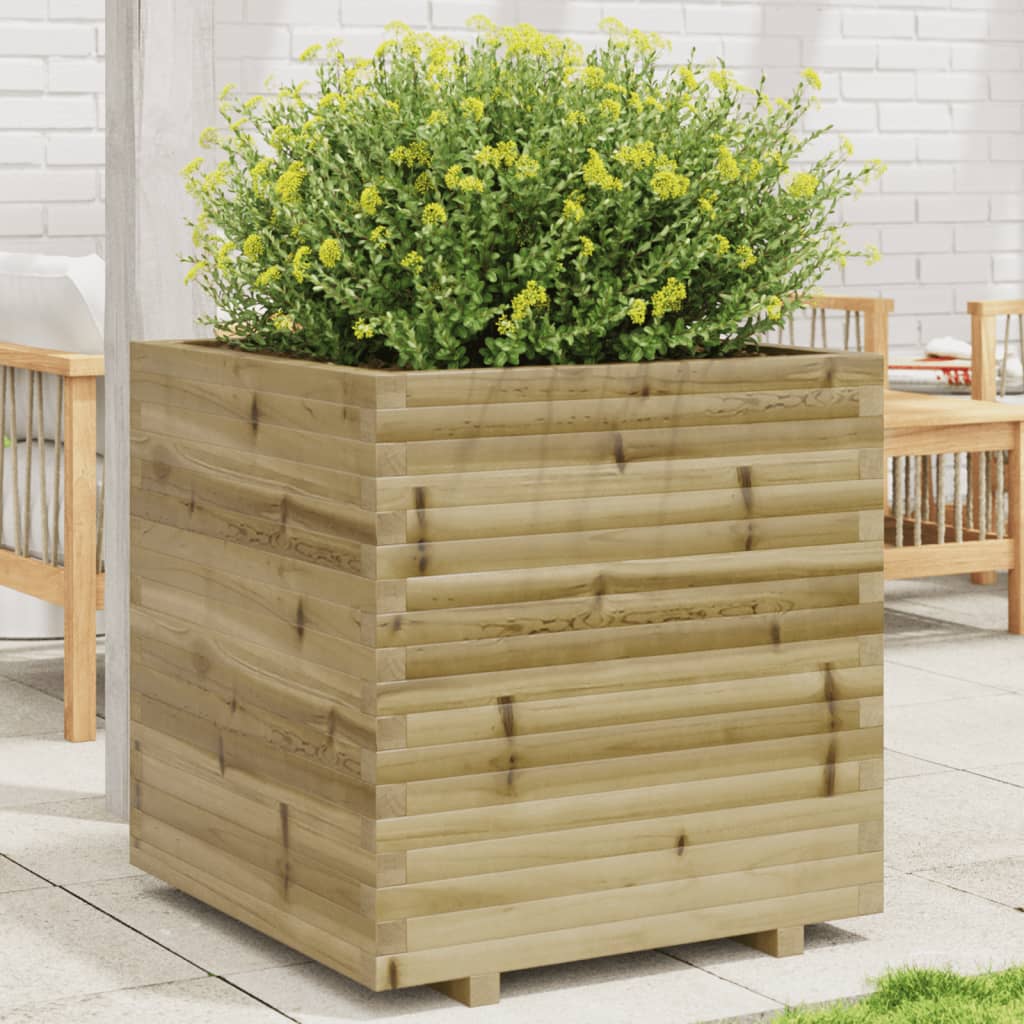 VidaXL Pflanzgefäß 70x70x72,5 cm imprägniertes Kiefernholz