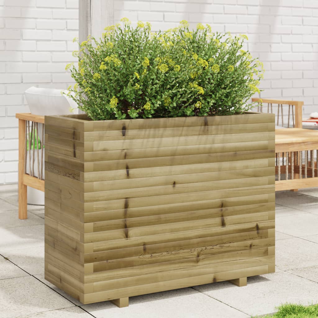 VidaXL Pflanzgefäß 90x40x72,5 cm imprägniertes Kiefernholz