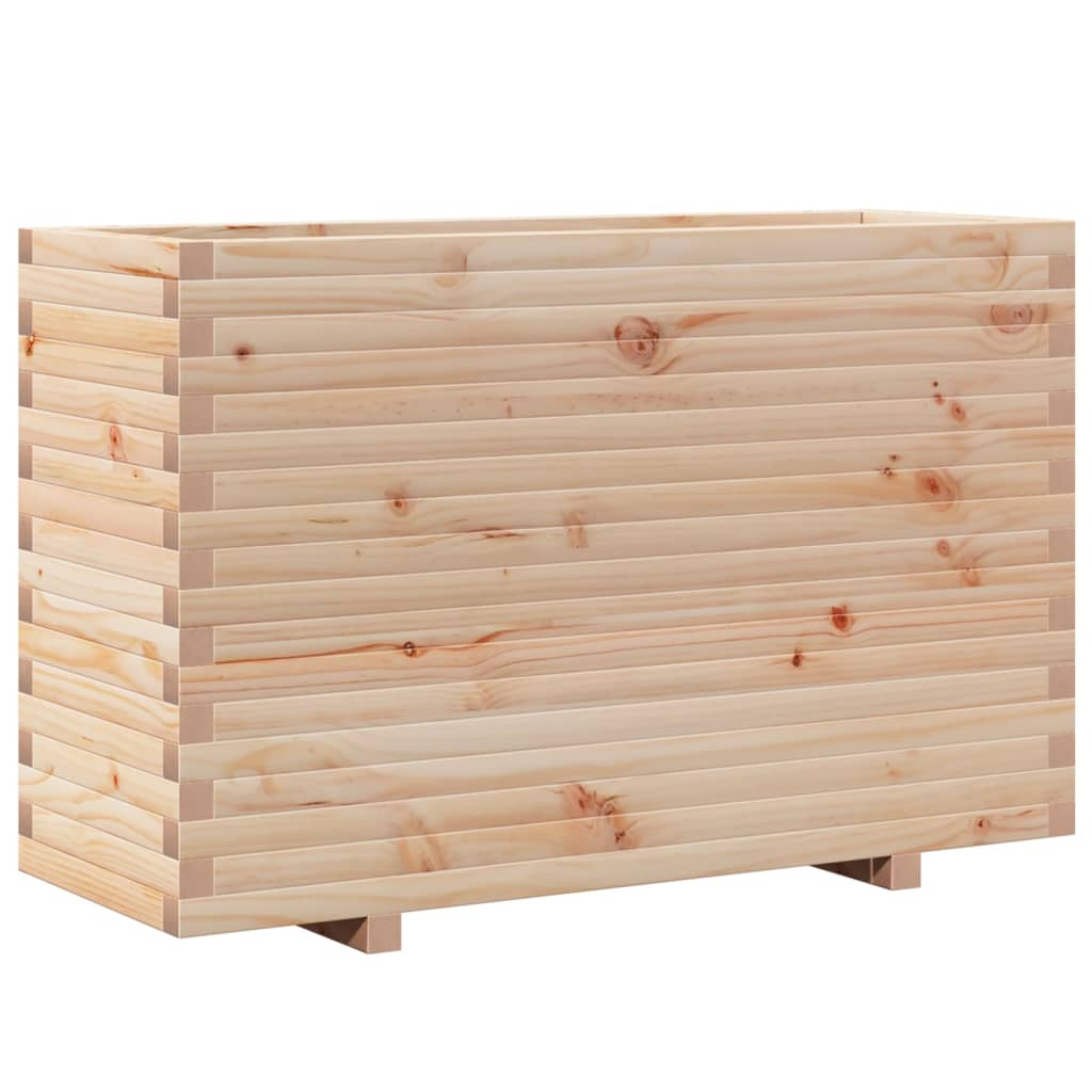 VidaXL Pflanzgefäß 110x40x72,5 cm massives Kiefernholz