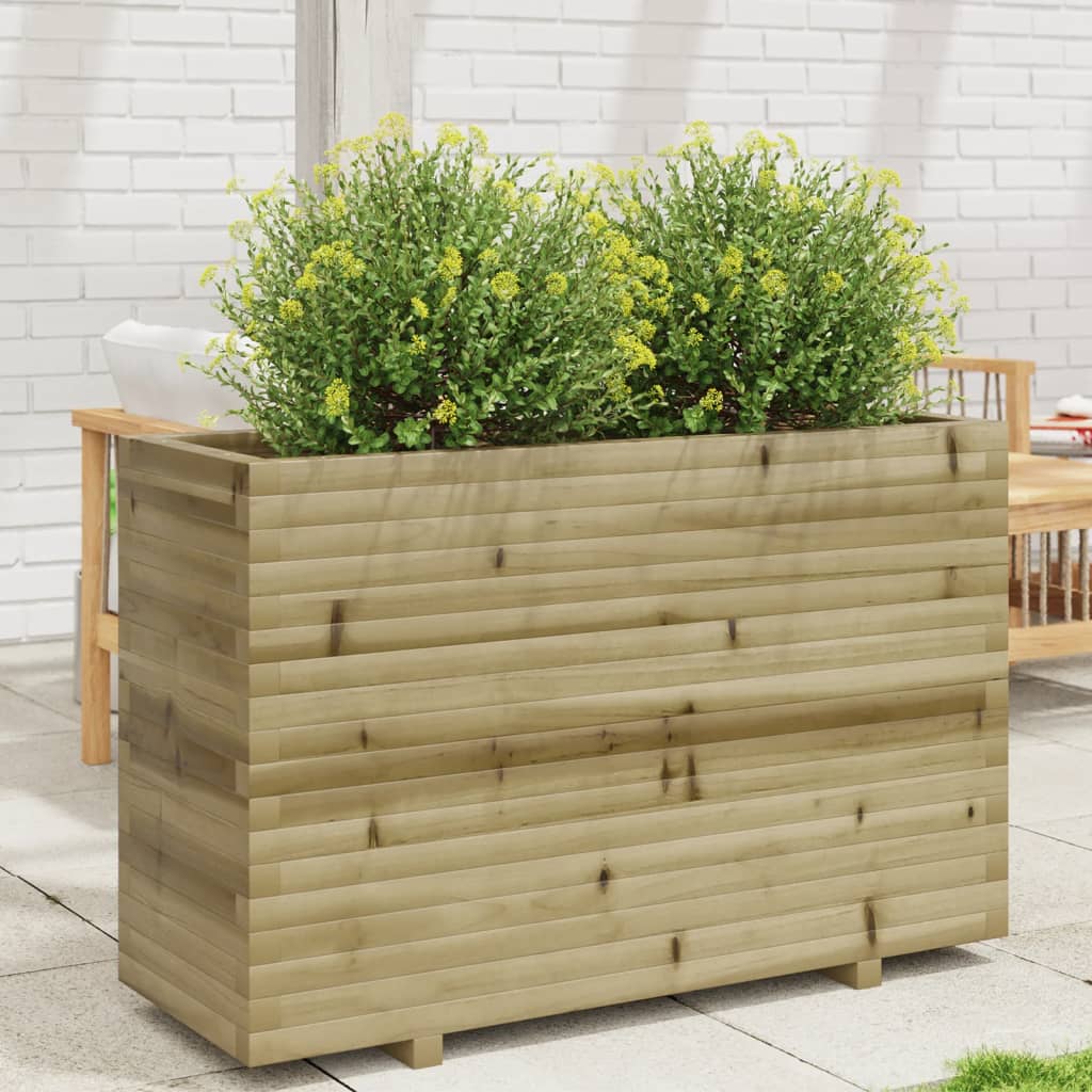 VidaXL Pflanzgefäß 110x40x72,5 cm imprägniertes Kiefernholz