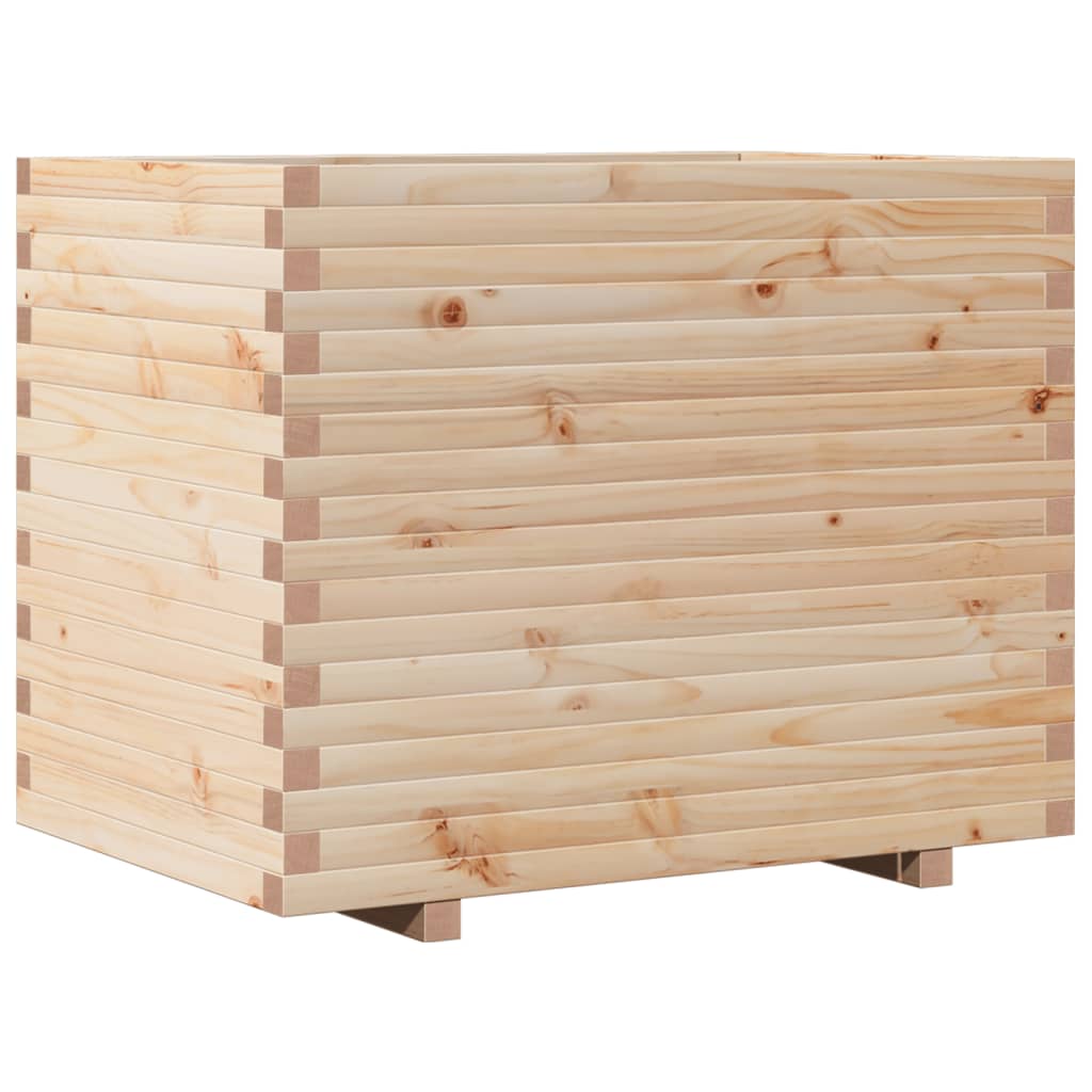 VidaXL Pflanzgefäß 90x60x72,5 cm massives Kiefernholz