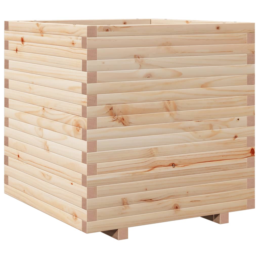 VidaXL Pflanzgefäß 70x70x72 cm aus massivem Kiefernholz