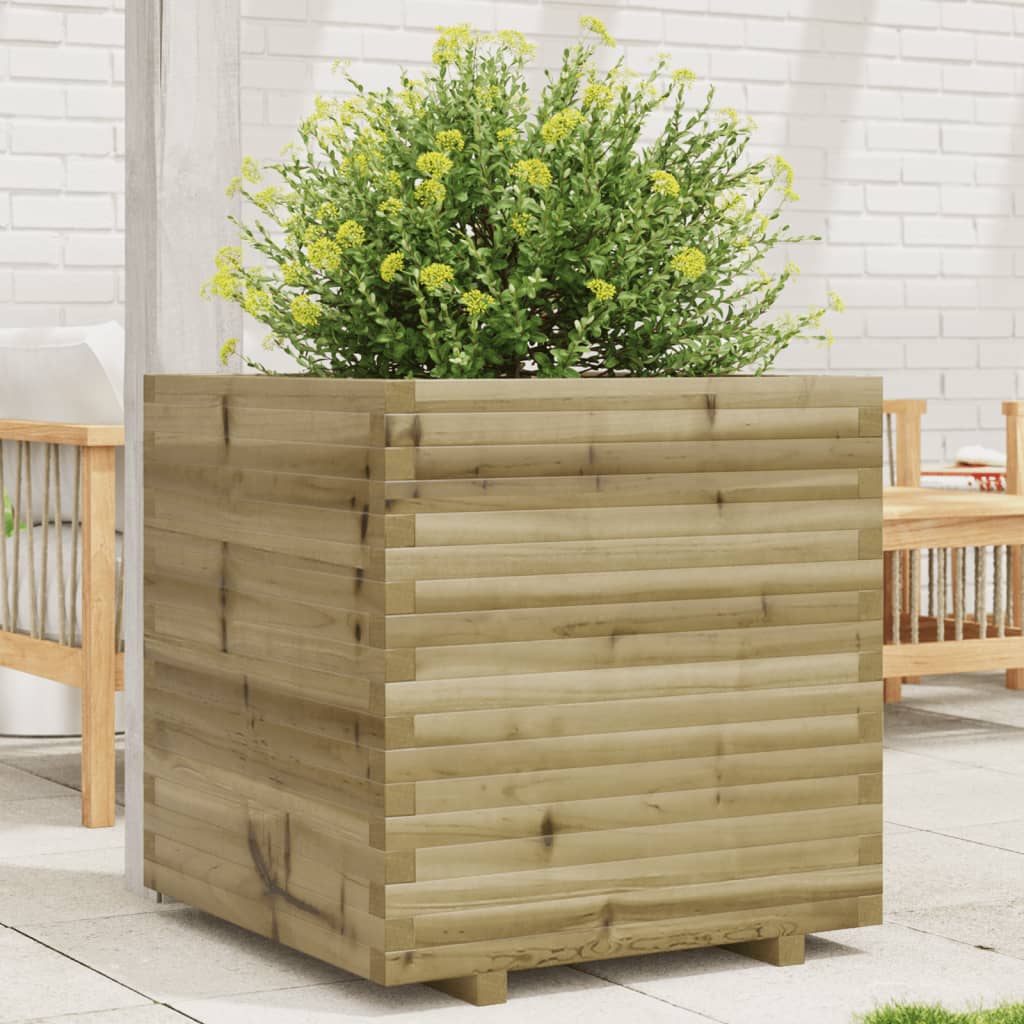 VidaXL Pflanzgefäß 70x70x72 cm aus imprägniertem Kiefernholz