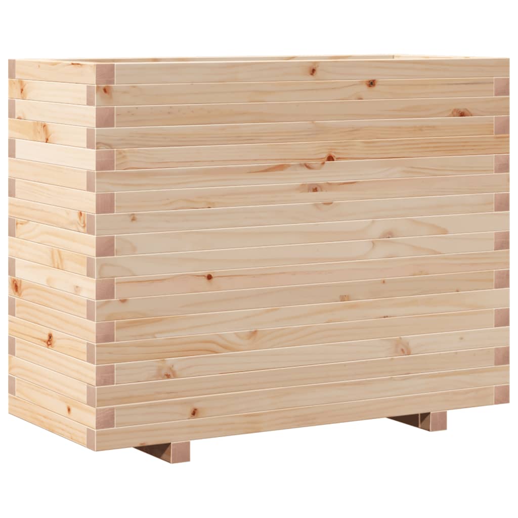 VidaXL Pflanzgefäß 90x40x72 cm aus massivem Kiefernholz