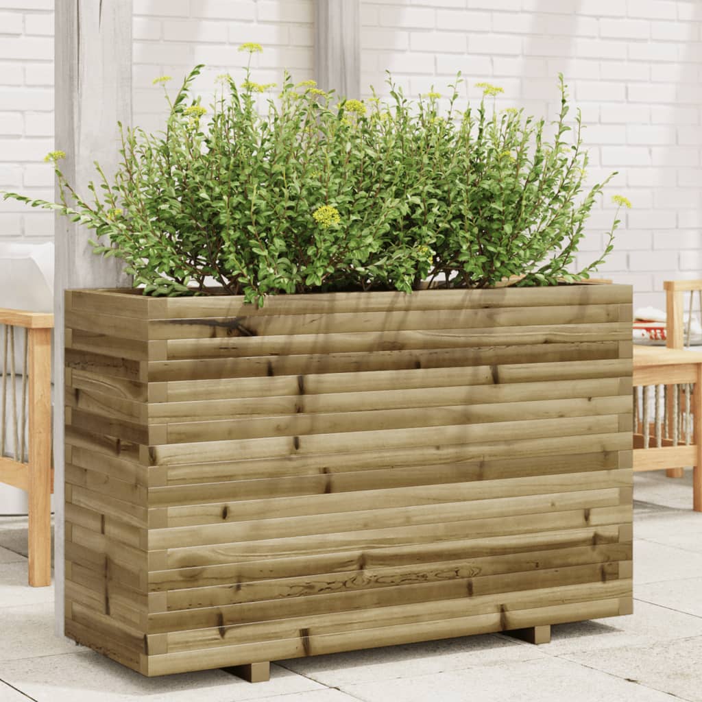 VidaXL Pflanzgefäß 110x40x72 cm aus imprägniertem Kiefernholz