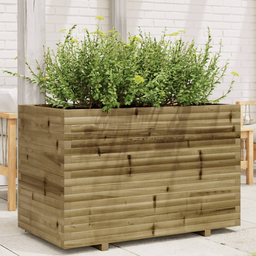 VidaXL Pflanzgefäß 110x60x72 cm aus imprägniertem Kiefernholz