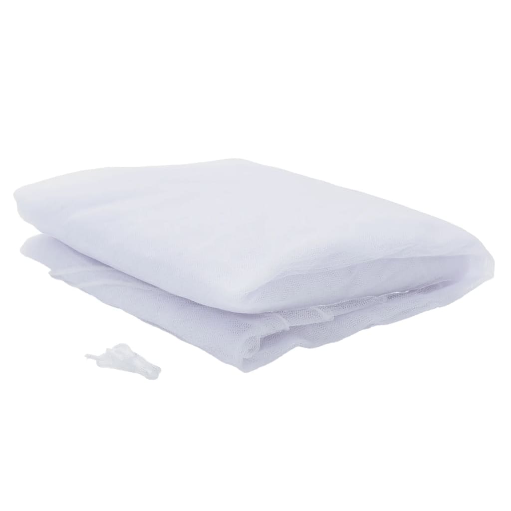 VidaXL Moskitonetz für Regenschirm 220 Mesh φ330x250 cm weiß