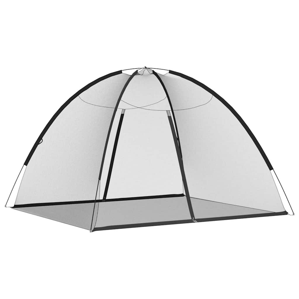 VidaXL Moskitonetz mit Türen Mongolia 220 Mesh 200x180x135 cm Schwarz