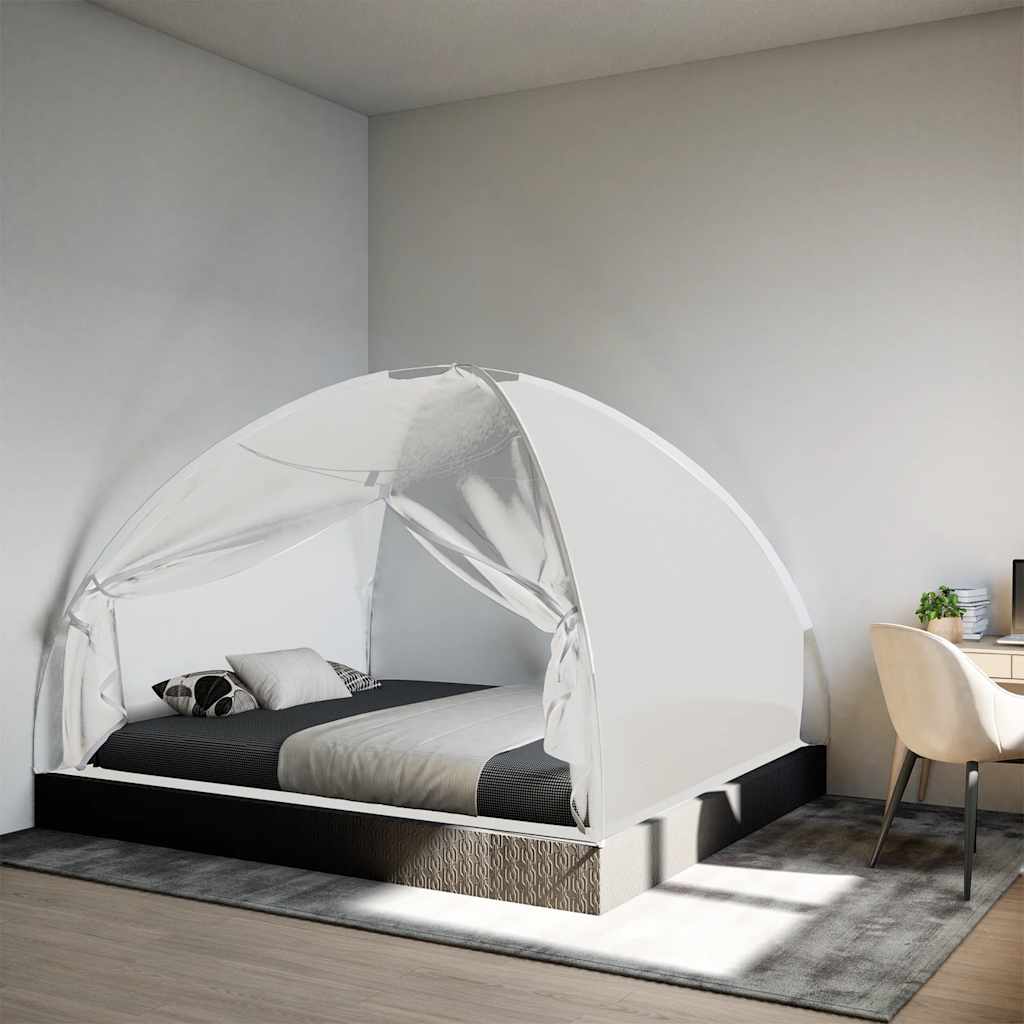 Vidaxx Moskitonetz mit Türen Mongolei 220 Mesh 200x180x135 cm weiß