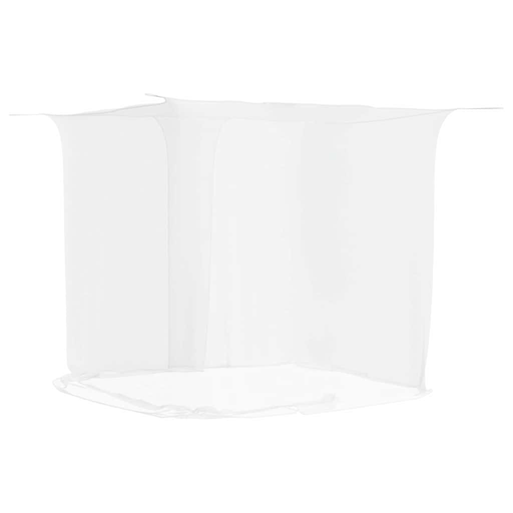 Vidaxx hängendes Moskitonetz 156 Mesh 220x100x150 cm weiß