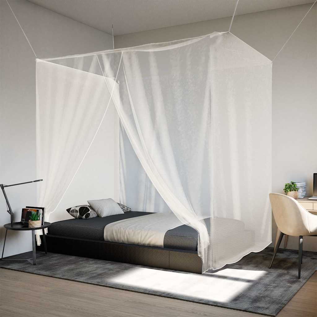 VidaXL hängendes Moskitonetz 156 Mesh 220x180x180 cm weiß