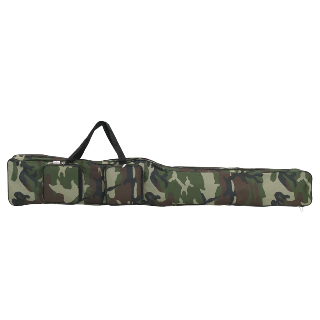 VidaXL Angelrutentasche 150 cm Camouflage Oxford-Stoff grün
