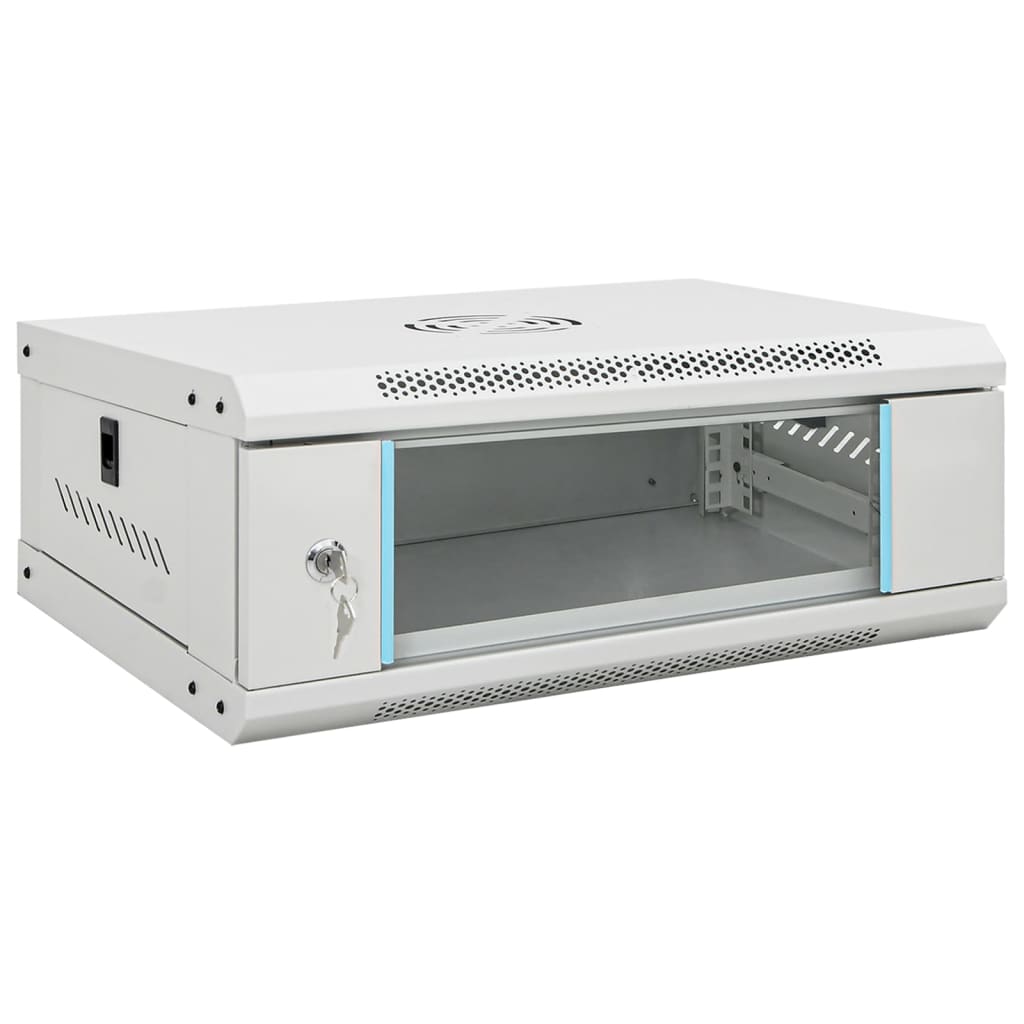 Vidaxxl Netzwerkschrank Wandmontage 4h 19 IP20 53x40x21 cm