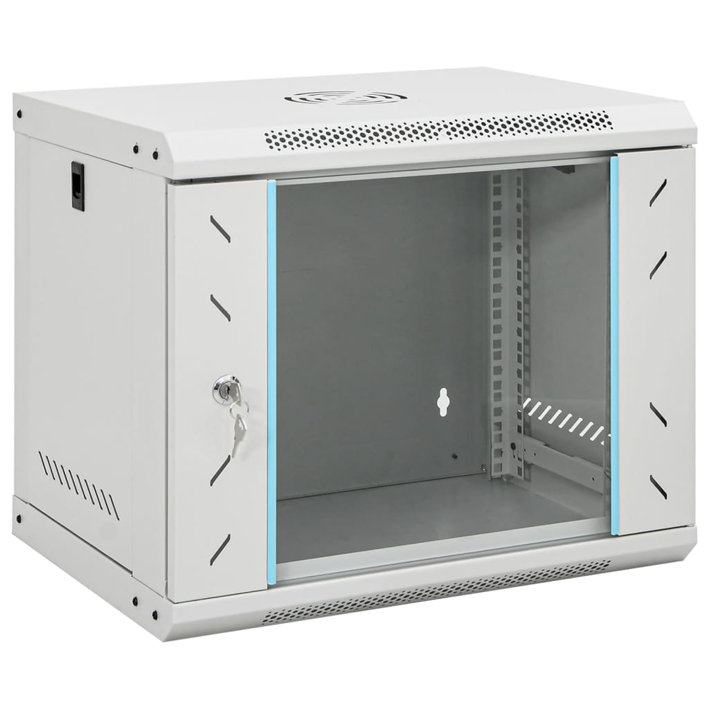 Vidaxx Netzwerkschrank Wandmontage 9h 19 IP20 53x40x45 cm
