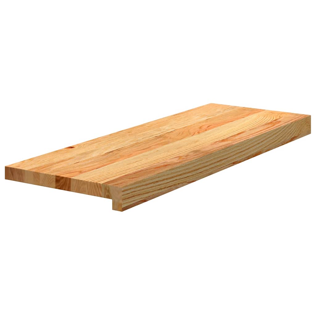 Vidaxx Treppenstufen 4 Stk. 70x25x2 cm Eiche massiv hellbraun