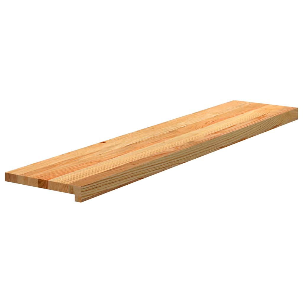 Vidaxx Treppenstufen 4 Stk. 120x25x2 cm Eiche massiv hellbraun
