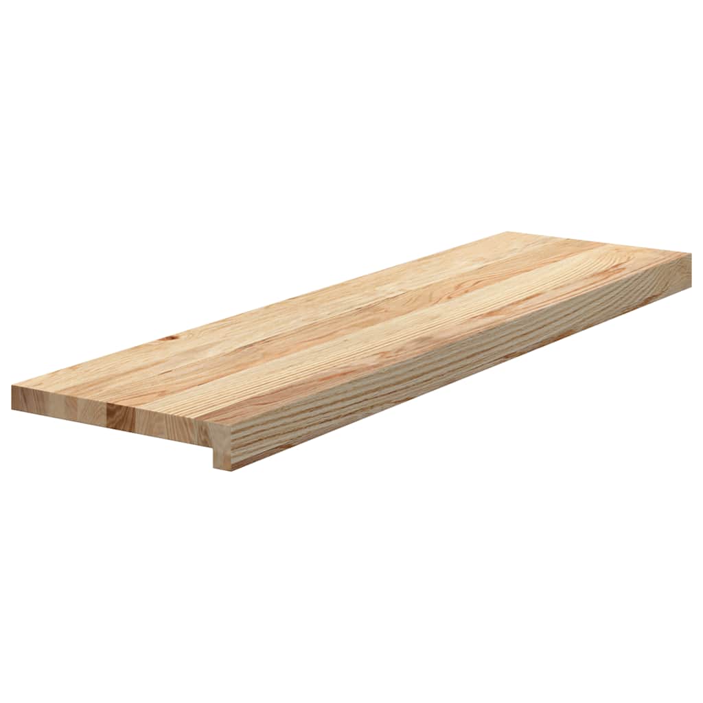 Vidaxx Treppenstufen 2 Stk. 90x25x2 cm unbehandelte massive Eiche