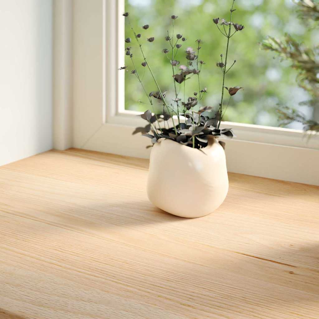 Vidaxx Fensterbänke 2 Stück unbehandelt 70x15x2 cm massive Eiche