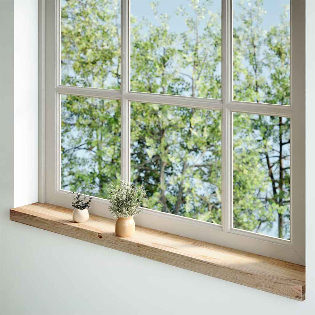 Vidaxx Fensterbänke 2 Stück unbehandelt 160x15x2 cm massive Eiche