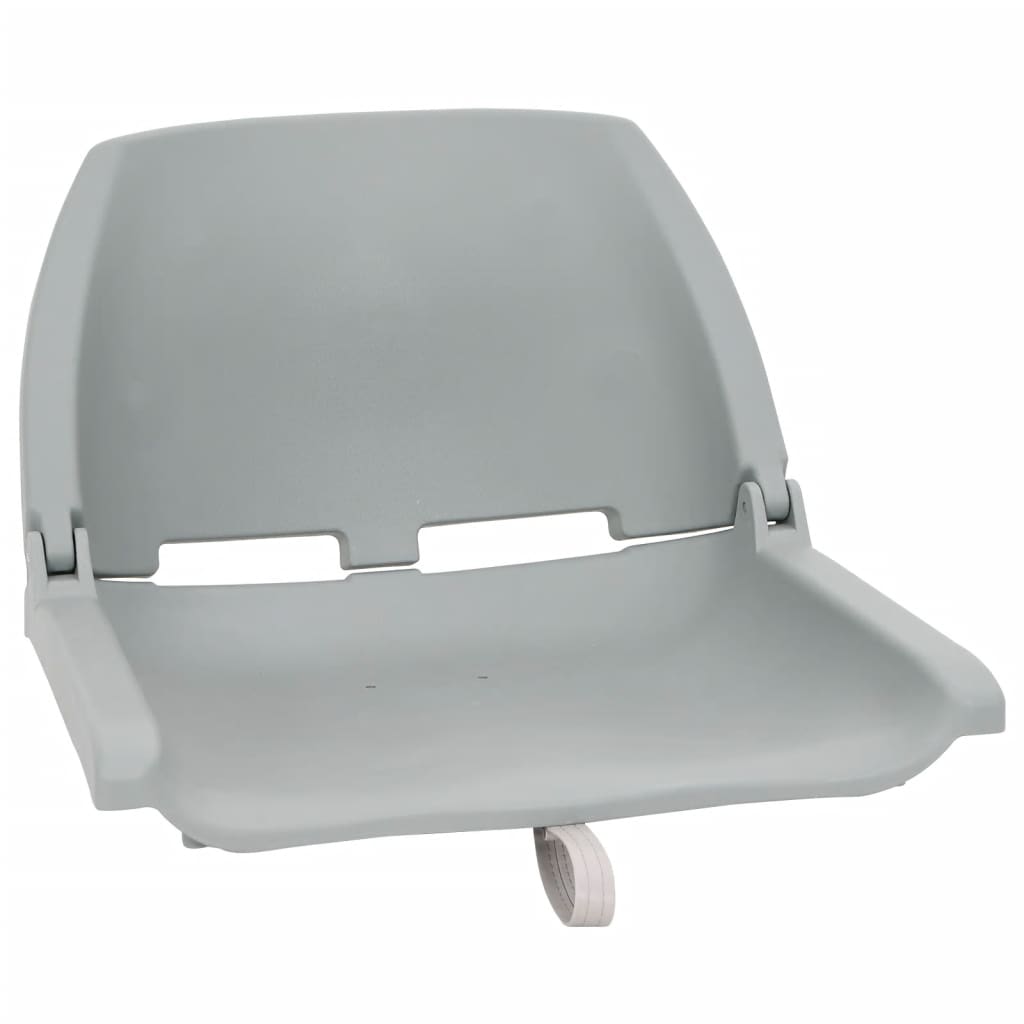 VidaXL 2-teiliges Bootsstuhl-Set klappbar 48x51x41 cm grau