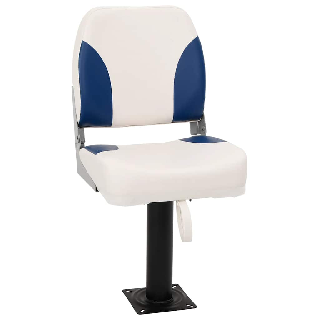 Vidaxx Bootsstuhl 2er Set klappbar 41x36x48 cm blau und weiß