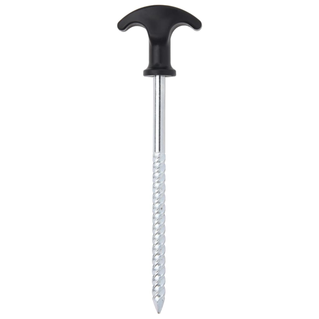Vidaxl Zeltheringe 12 Stück ø7 mm 17 cm verzinkter Stahl