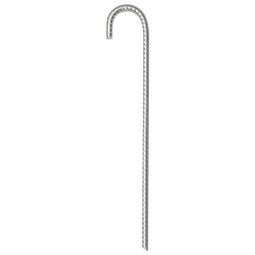 Vidaxl Zeltheringe 6 Stück ø10 mm 37 cm verzinkter Stahl