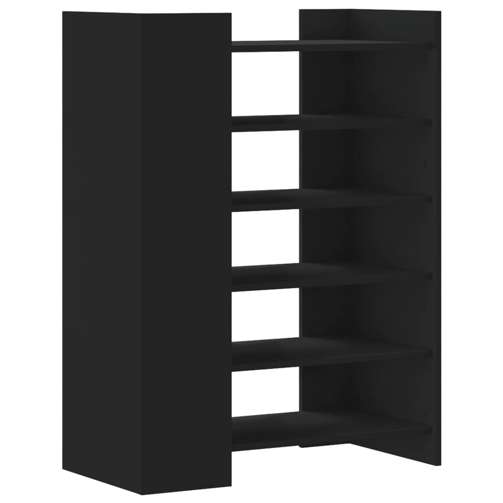 Vidaxx Schuhschrank 74,5x37,5x100 cm lackiertes Holz schwarz