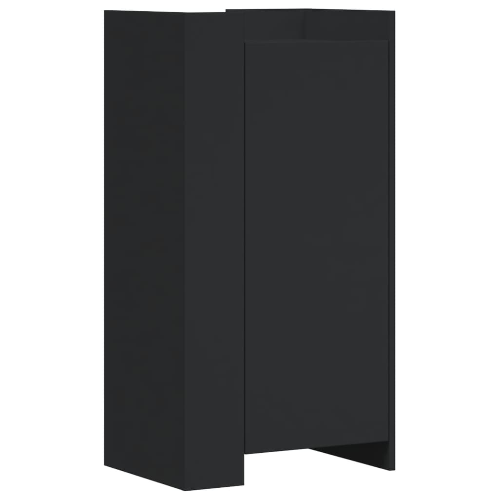 Vidaxx Schuhschrank 52x37,5x100 cm lackiertes Holz schwarz