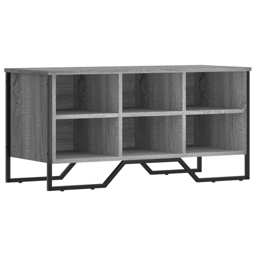Vidaxx Schuhschrank 90x38x45,5 cm, Holzwerkstoff, Farbe Sonoma-Eiche grau