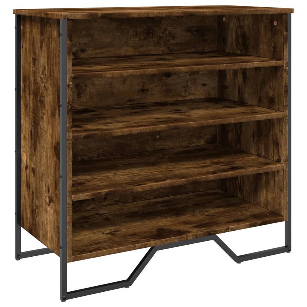 Vidaxx Schuhschrank 80x38x78 cm verarbeitetes Holz, geräucherte Eiche