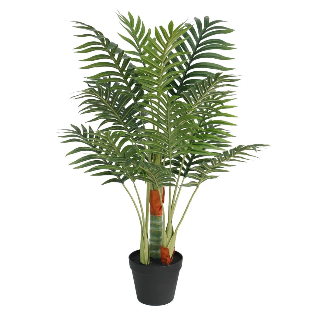 Vidaxl künstliche Palme mit 3 Stämmen 85 cm Polypropylen grün