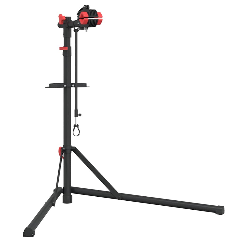 Vidaxx Fahrrad-Montageständer klappbar 92-152 cm Stahl rot