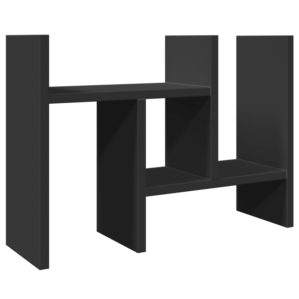 Vidaxx Schreibtisch-Organizer 34,5x15,5x35,5 cm verarbeitetes Holz schwarz
