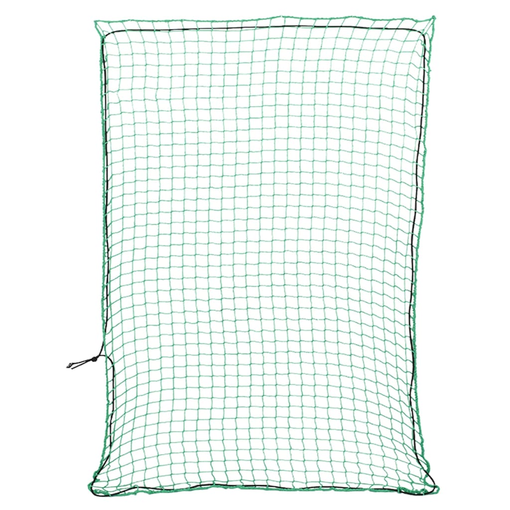 Vidaxx Anhängernetz elastisches Seil 4x3 m Polypropylen grün