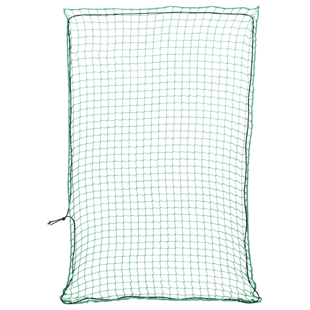 Vidaxx Anhängernetz elastisches Seil 5x3,5 m Polypropylen grün