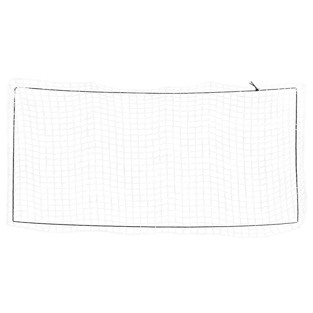 Vidaxx Anhängernetz elastisches Seil 8x3,5 m Polypropylen weiß