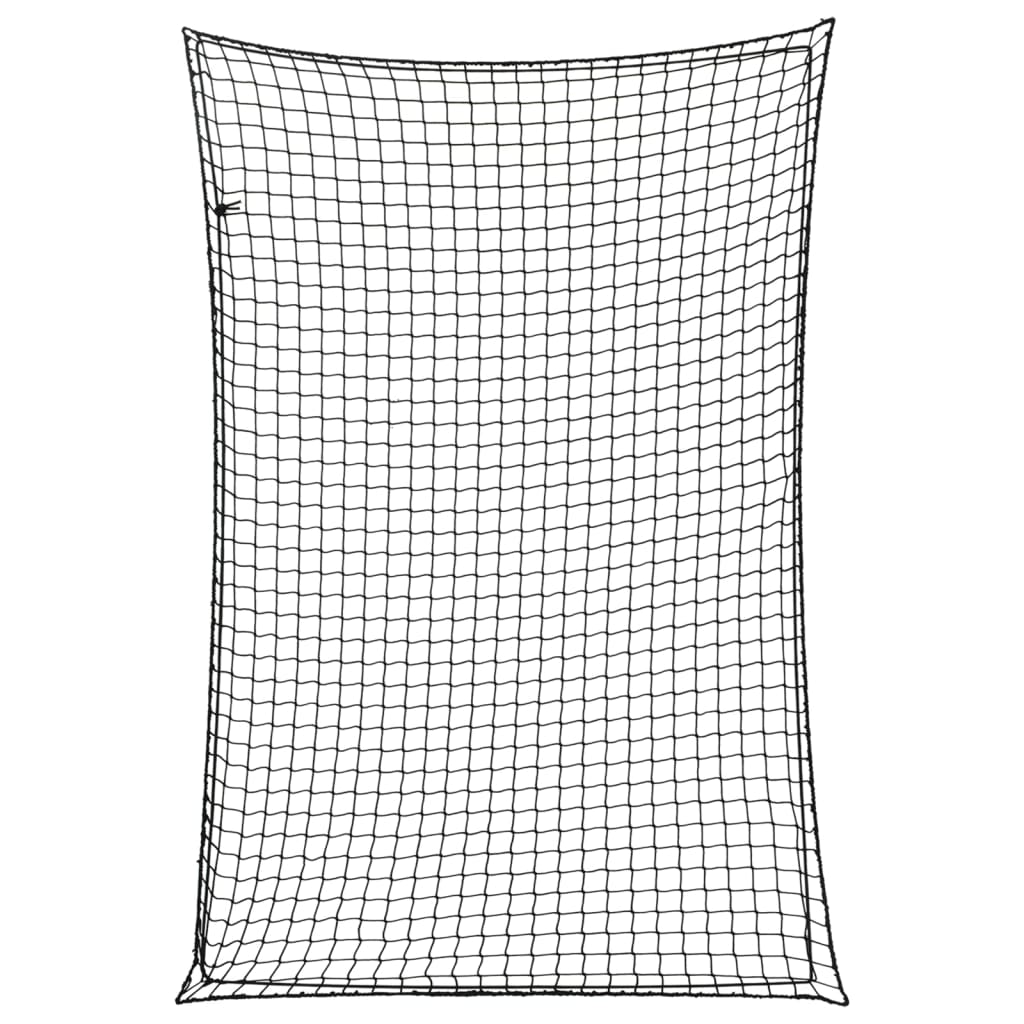 Vidaxx Anhängernetz elastisches Seil 2,2x1,5 m Polypropylen schwarz