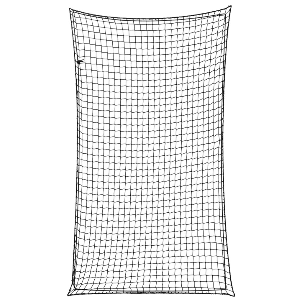 Vidaxx Anhängernetz elastisches Seil 3,5x2 m Polypropylen schwarz