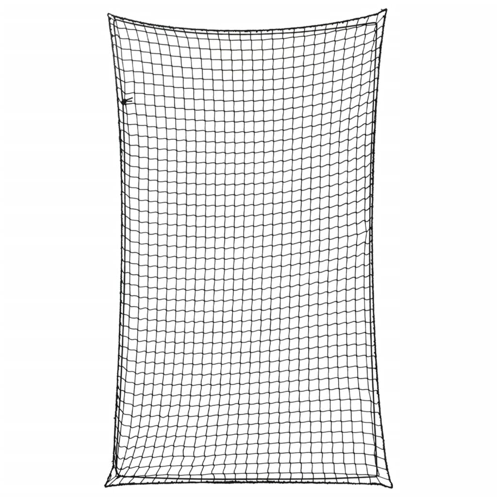 Vidaxx Anhängernetz elastisches Seil 5x3 m Polypropylen schwarz