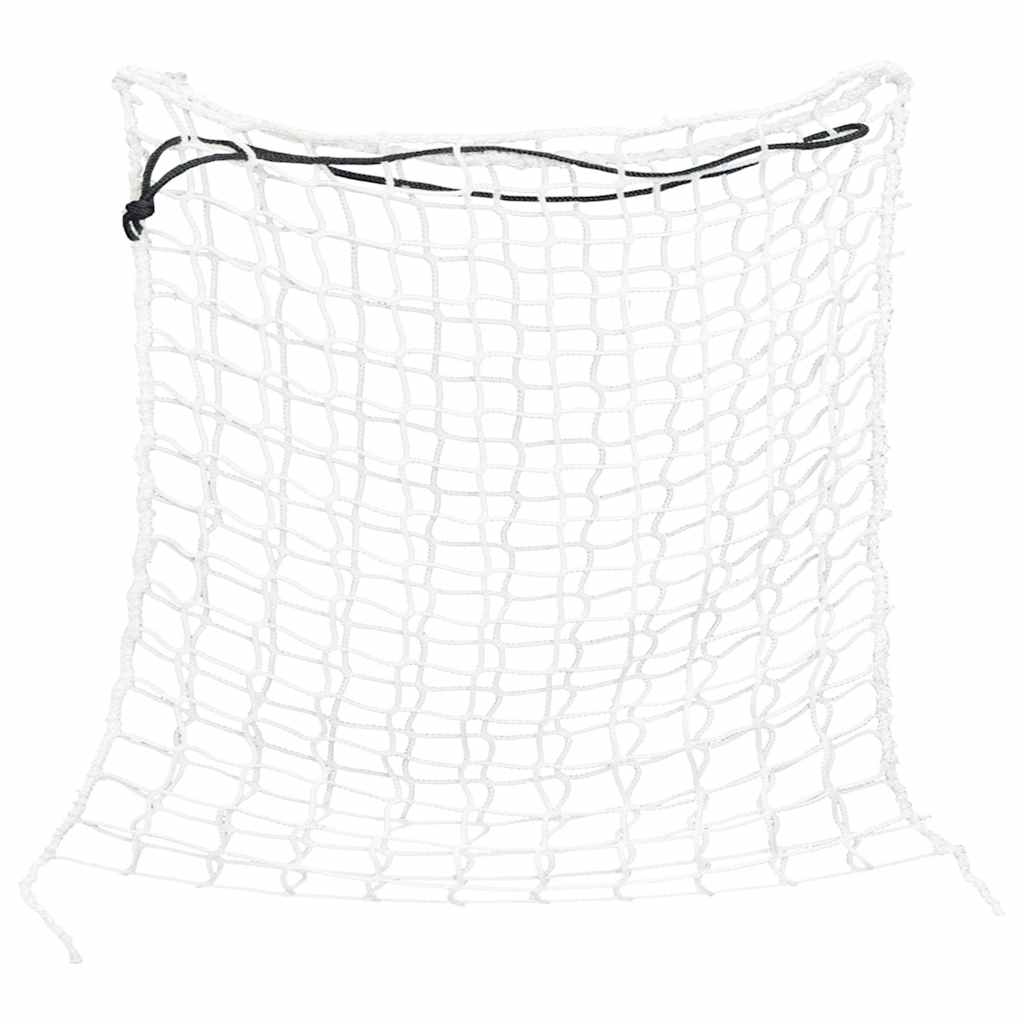 Vidaxx Heunetze 2 Stk. 100x100 cm rund Polypropylen weiß