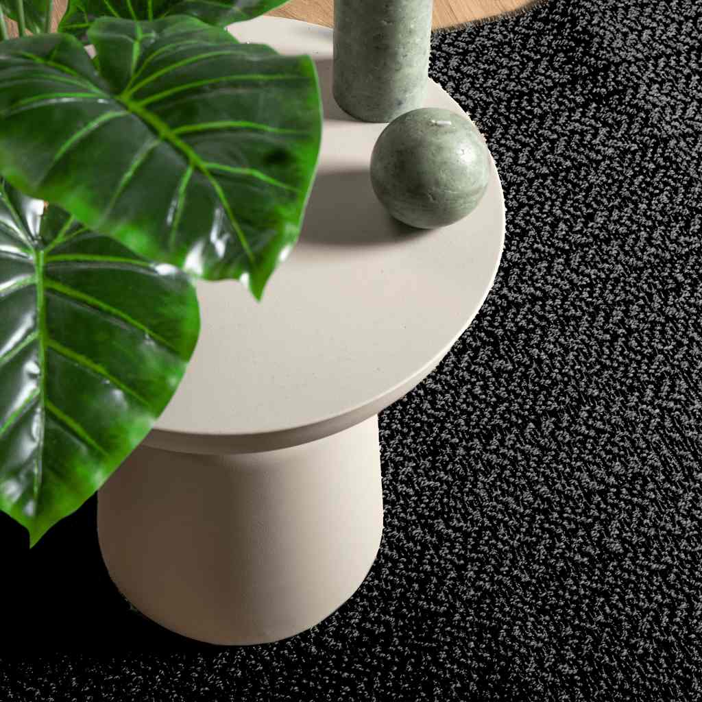 VidaXL Teppich Zizur drinnen und draußen 80x150 cm Juteoptik Anthrazit