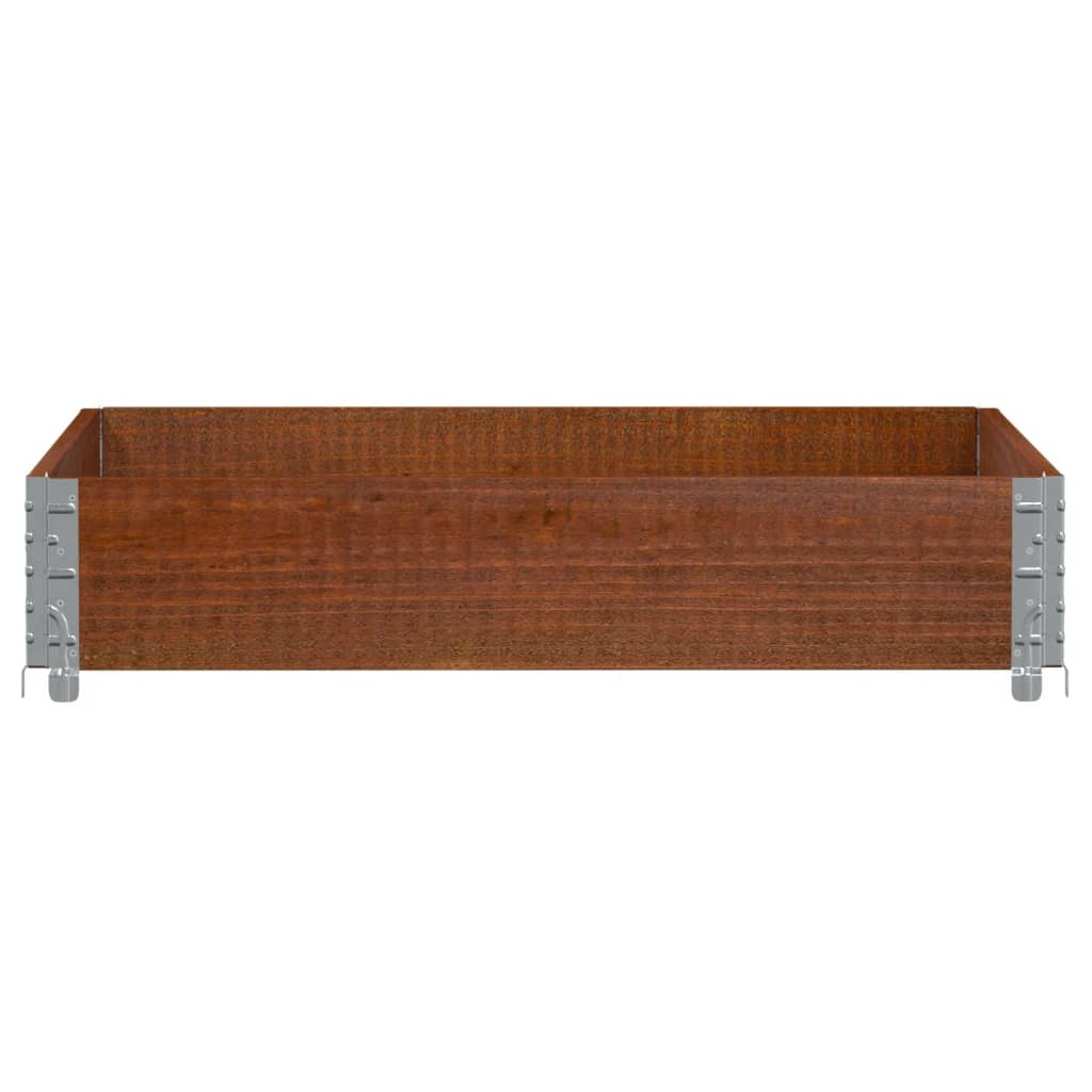 Vidaxx Pflanzgefäß 100x100 cm massives Kiefernholz braun