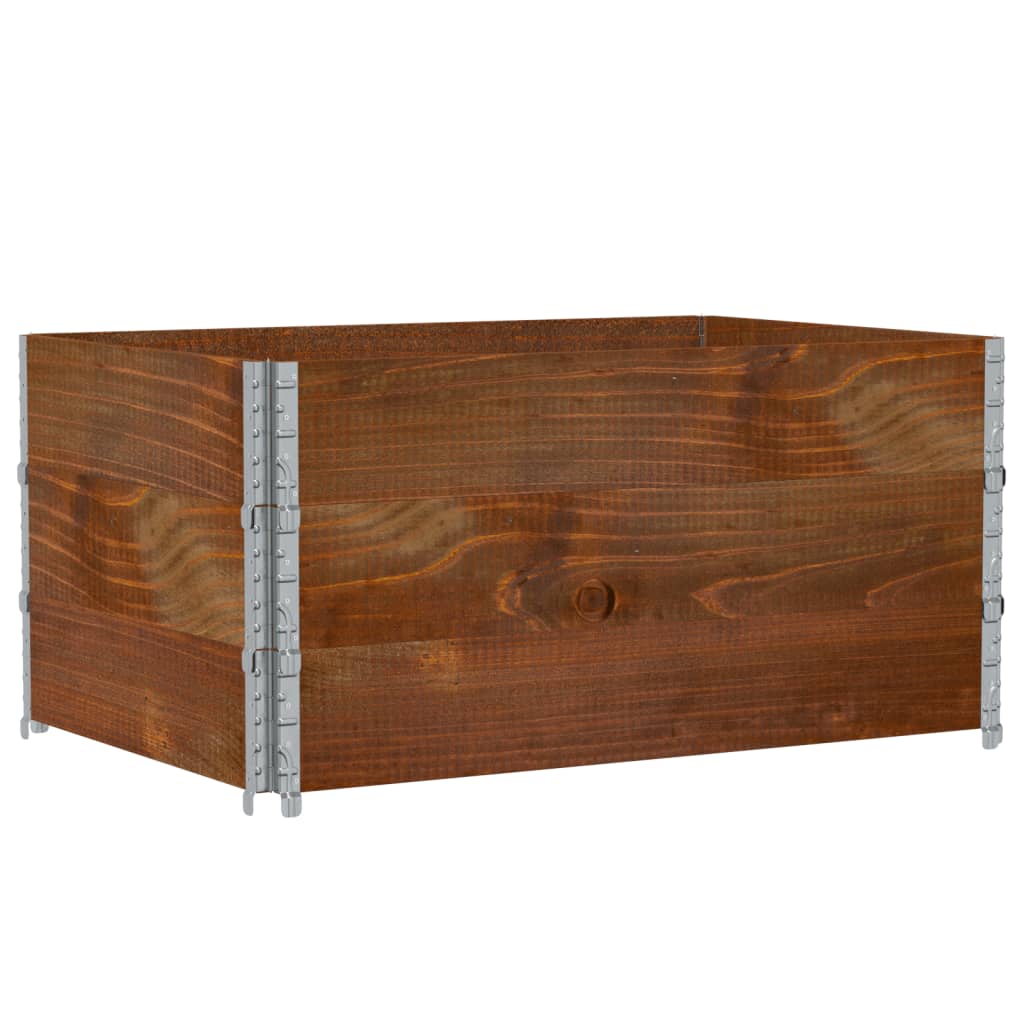 VidaXL Pflanzgefäß 120x80 cm massives Kiefernholz braun