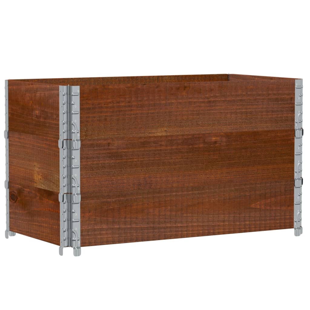 VidaXL Pflanzgefäß 100x50 cm massives Kiefernholz braun