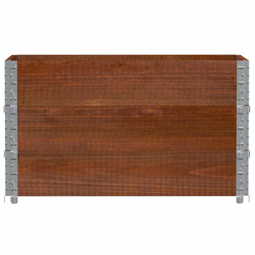 VidaXL Pflanzgefäß 100x50 cm massives Kiefernholz braun
