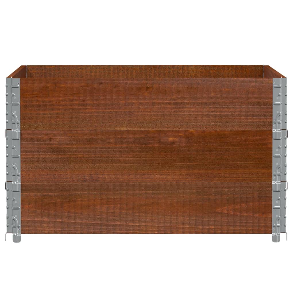 VidaXL Pflanzgefäß 100x100 cm massives Kiefernholz braun