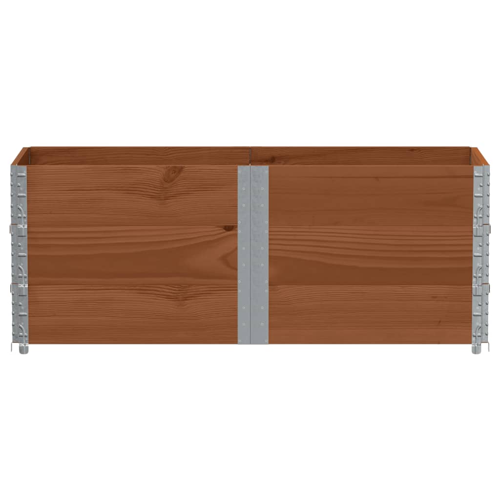 VidaXL Pflanzgefäß 150x50 cm massives Kiefernholz braun