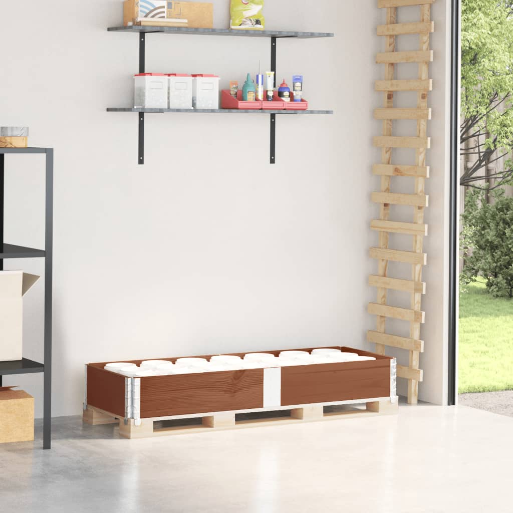 Vidaxx Palettenoberkante 150x50 cm massives Kiefernholz braun