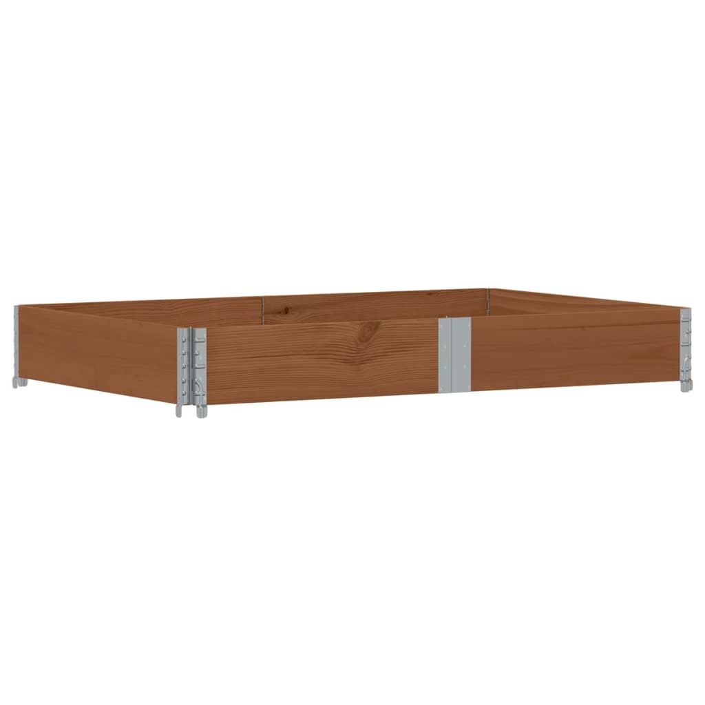 Vidaxx Palettenoberkante 150x100 cm massives Kiefernholz braun